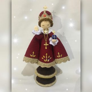 Infant Jesus of Prague - crochetpattern by Sofie Versluys - Craftygenesindonesia